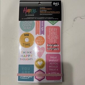 Happy Planner Brand New ENCOURAGEMENT
Sticker Book - 861 pieces